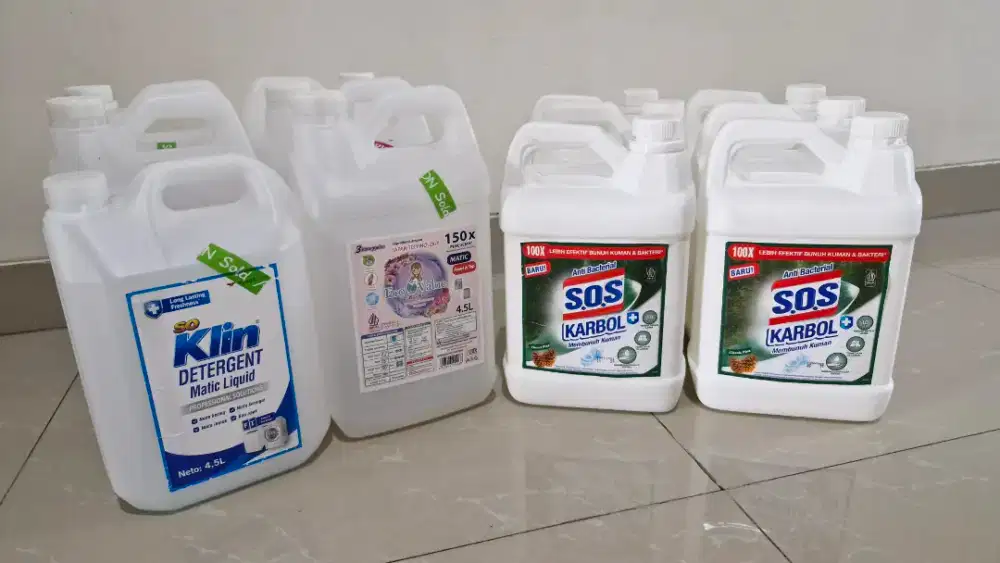 JERIGEN 5LT 1X PAKAI Bekas Sabun Cuci dan obat pel