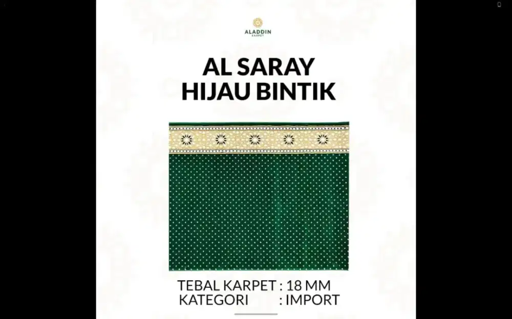Aladdin karpet Jember