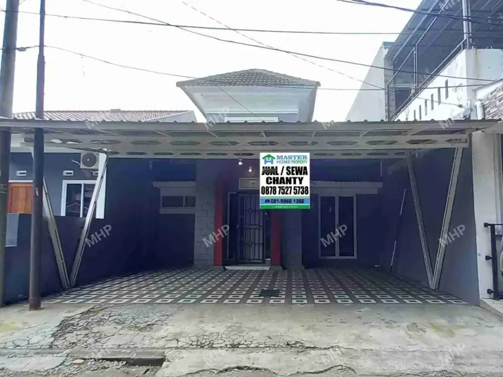 Rumah Siap Huni Kanopi Dpn Blk Luas Disewakan