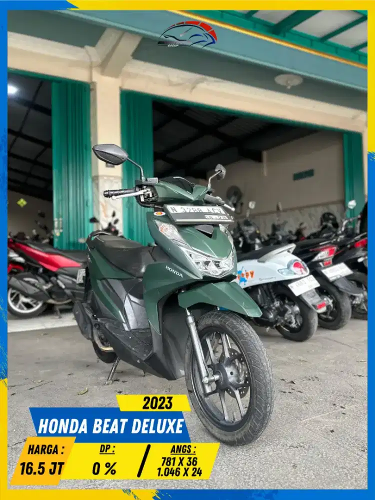 HONDA BEAT DELUXE 2023 MURAH CIAMIK MASZEHH HIKMAH MOTOR KEPUH MALANG