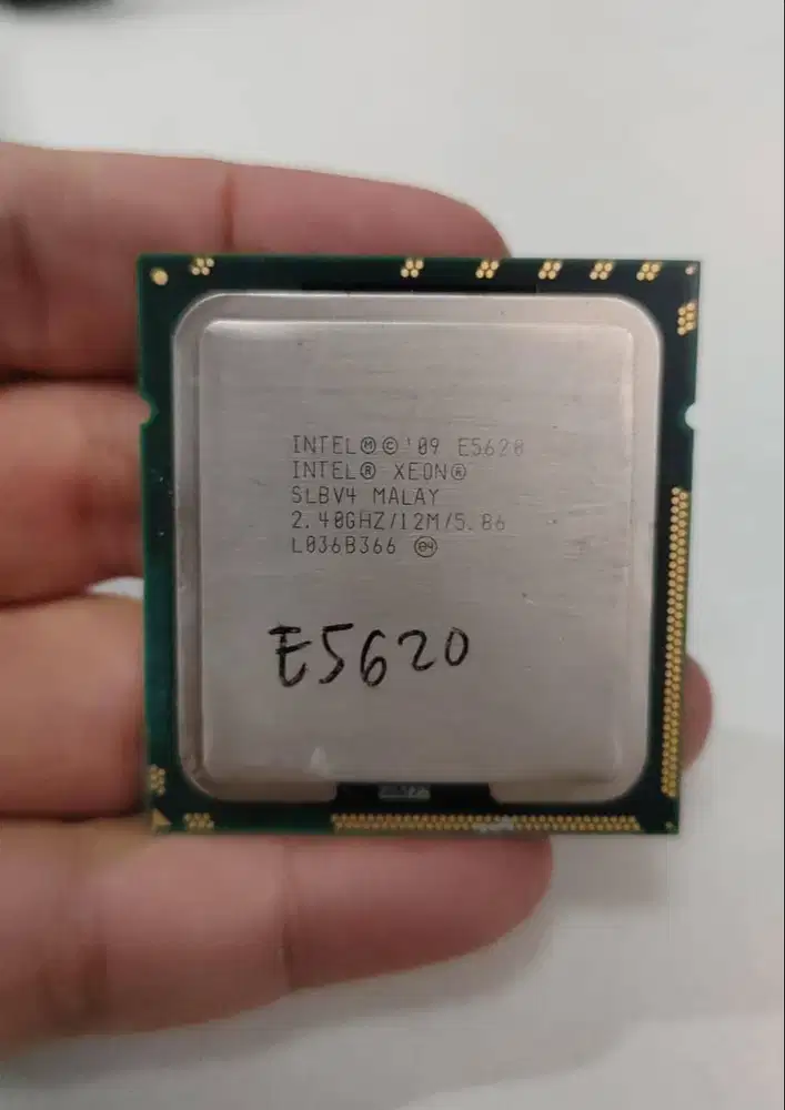 Prosesor Intel Xeon E5620 Quad Core 8Threads 2.40Ghz 12M