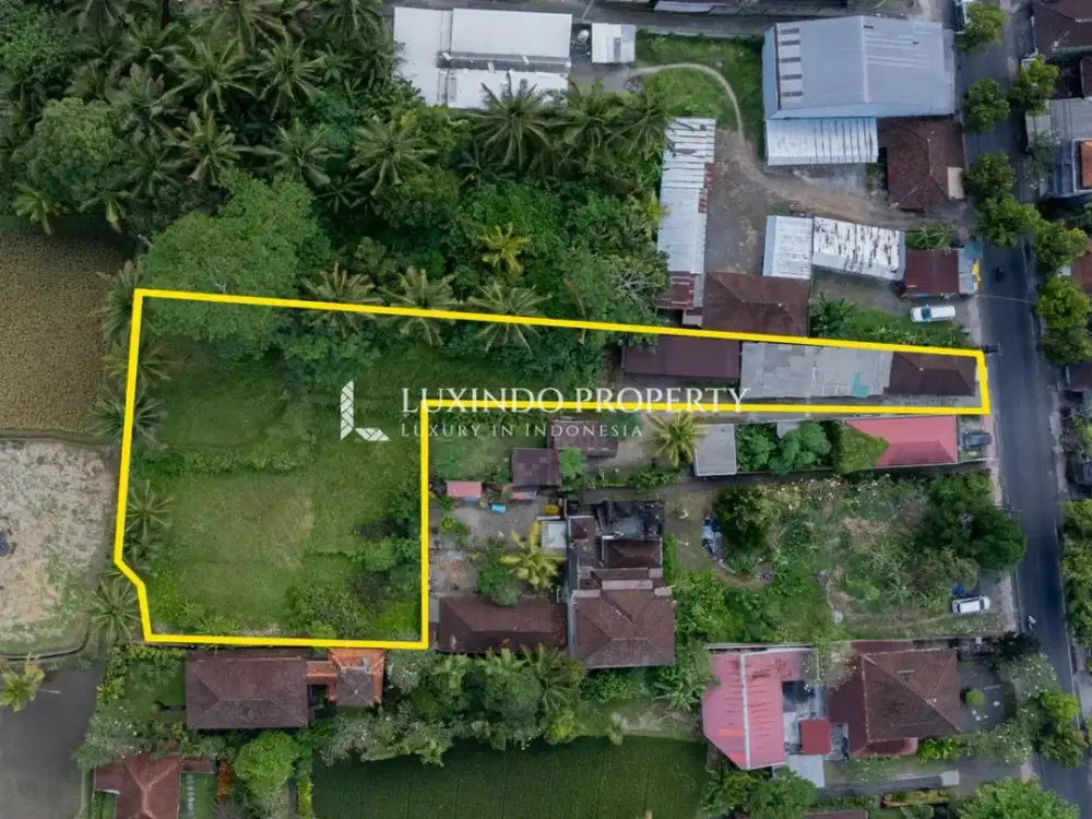 DISEWAKAN JANGKA PANJANG TANAH 13,79 ARE DI KEDEWATAN, UBUD - Thumbnail 3