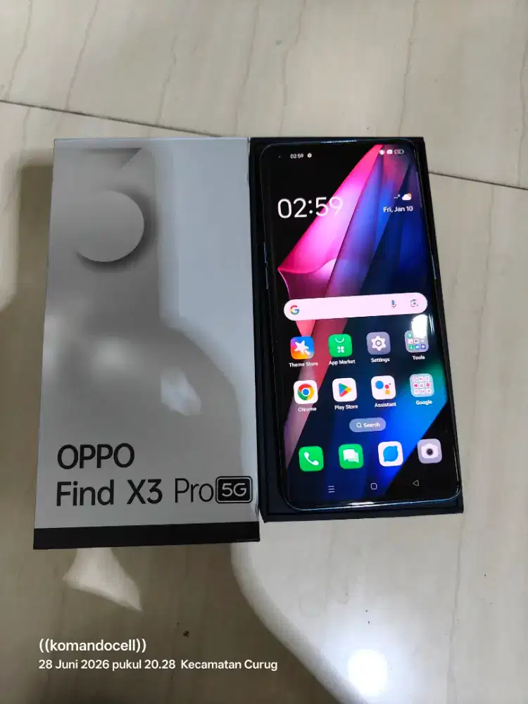 Oppo find x 3pro ram12/256gb
