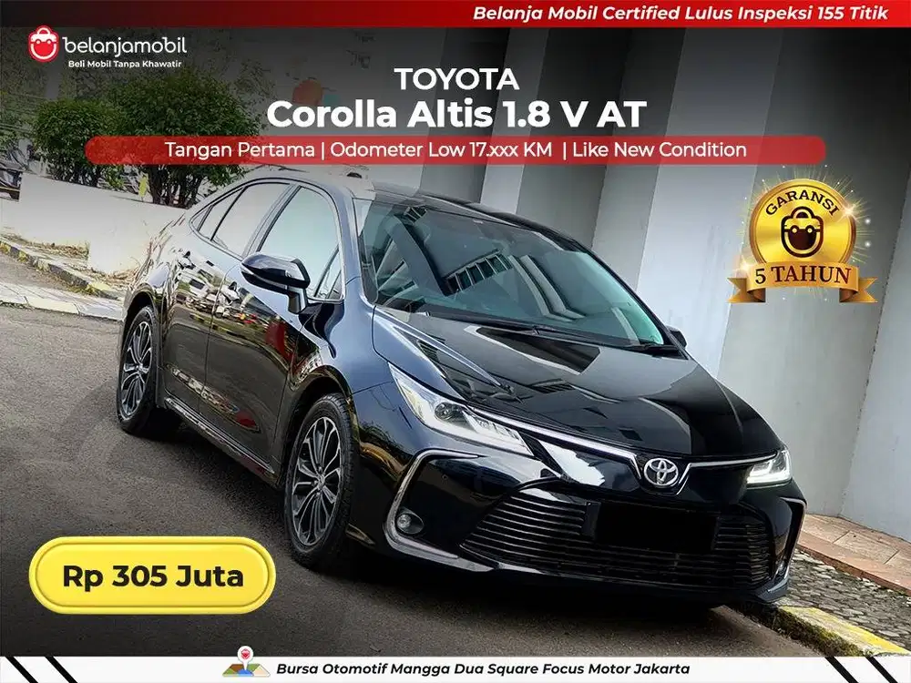 [ LOW KM 17RB ] Toyota Corolla Altis 1.8 V AT 2023/2024