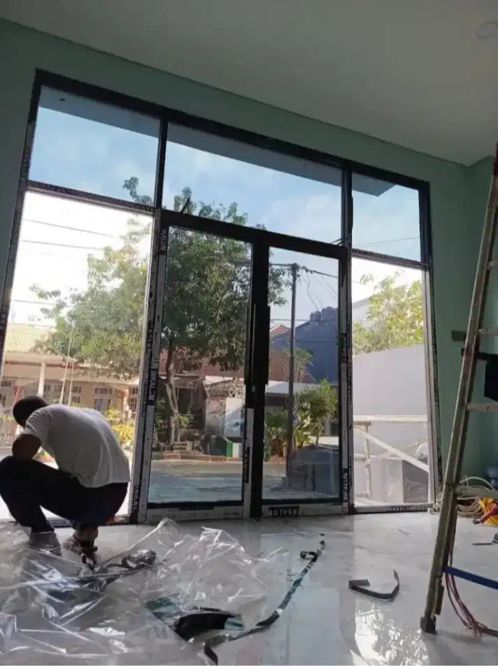 Sticker Sandblast, Kaca Film Rayband, Sparta, Oneway unt gedung,kantor