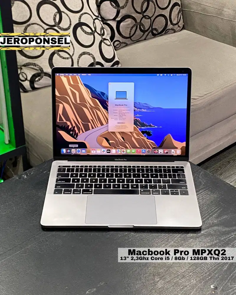 MACBOOK PRO 2017 8/128GB GRAY MULUS ORIGINAL GARANSI ADA MINUS