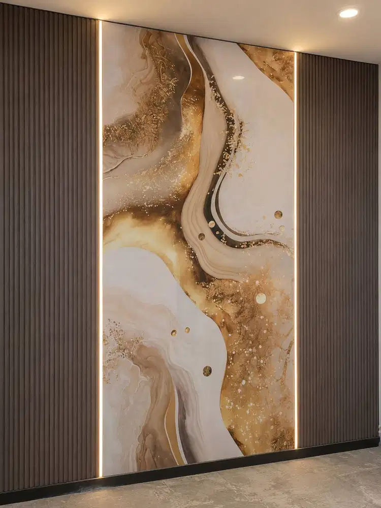 UV Marble Sheet 1200 x 2900 mm / PVC Board Motif Marmer Glossy
