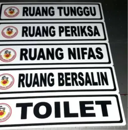 Akrilik neonbox papan reklame huruf timbul stiker wallpaper soloraya