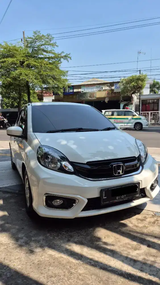 HONDA BRIO E CVT 2016 PUTIH ISTIMEWA