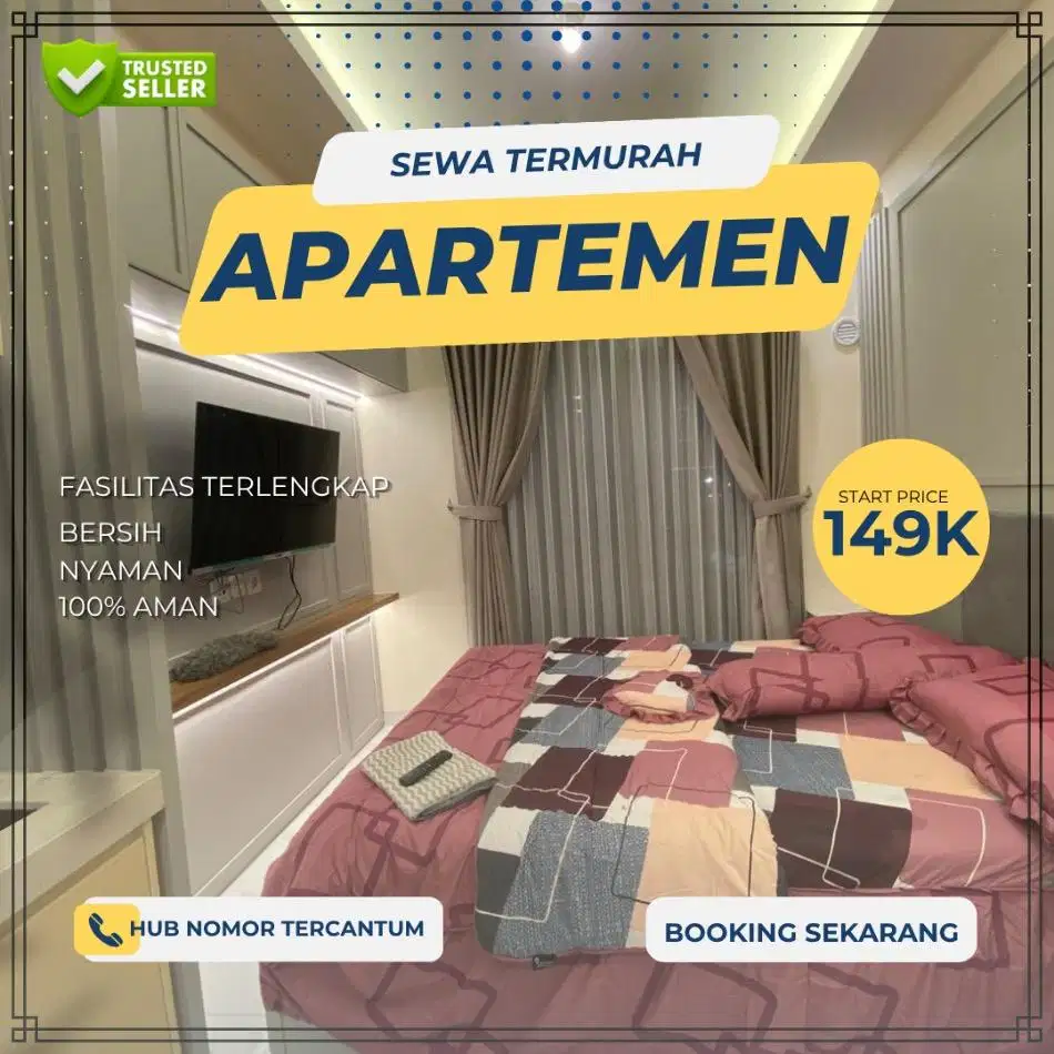 Sewa Apartemen Serpong Green View Harian/Transit Termurah Tangerang