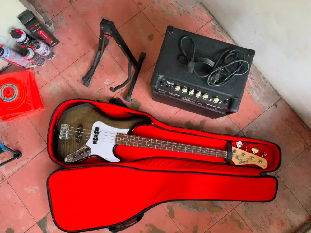 bass cort dan ampli cort