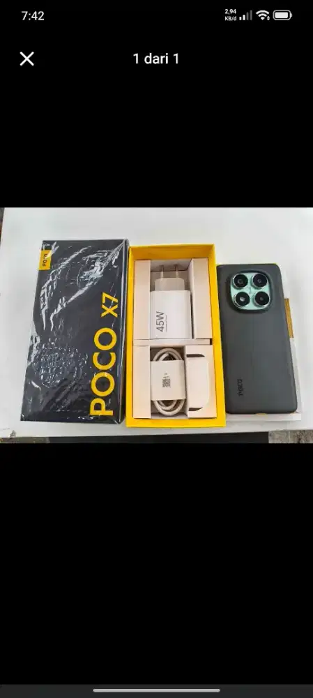 Poco x7 8/256 seperti baru