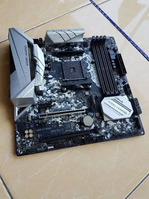 Motherboard AMD AM4 ASRock B450M Steel Legend Support Ryzen 5000