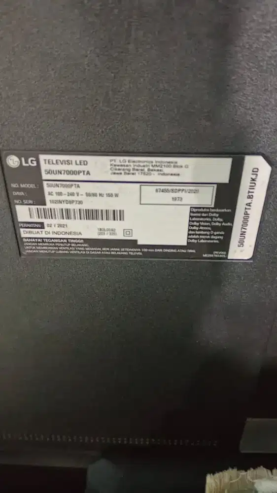 Jual TV LG 50 inch