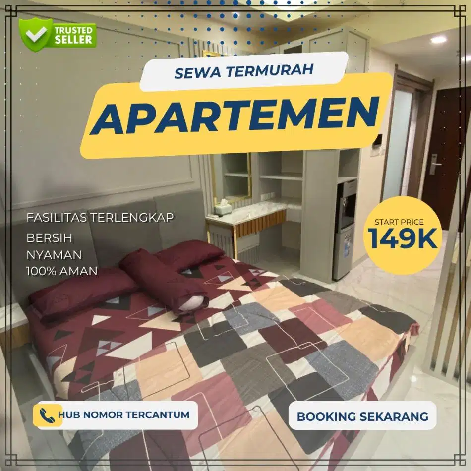 Sewa Apartemen Harian/Transit Serpong Green View Tangerang Termurah