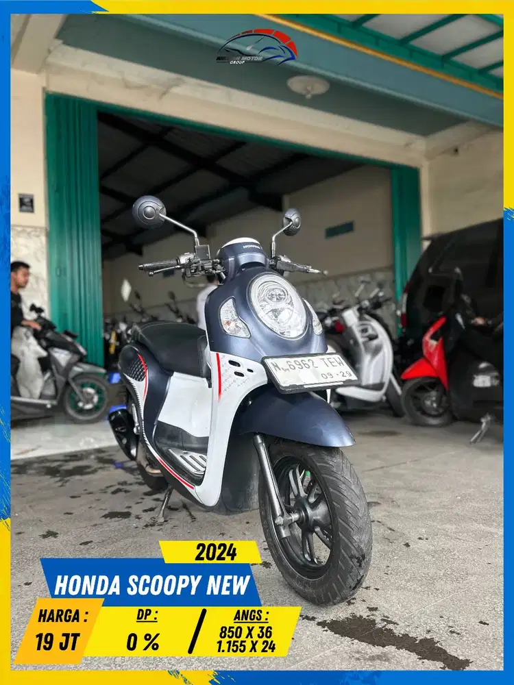 HONDA SCOOPY NEW 2024 MANTAP GASS MASZEHH HIKMAH MOTOR KEPUH