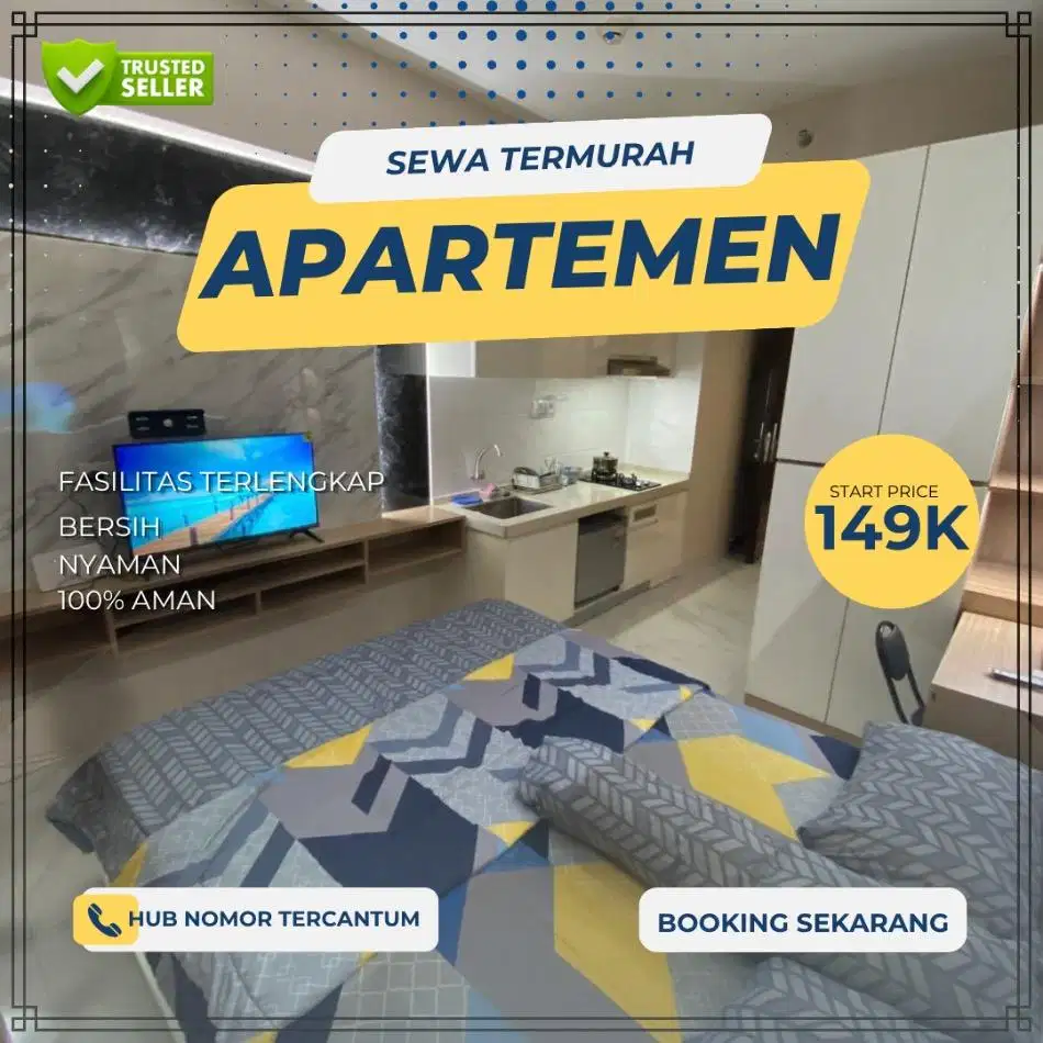 Sewa Apartemen Loftvilles City Tangerang Harian/Transit Termurah