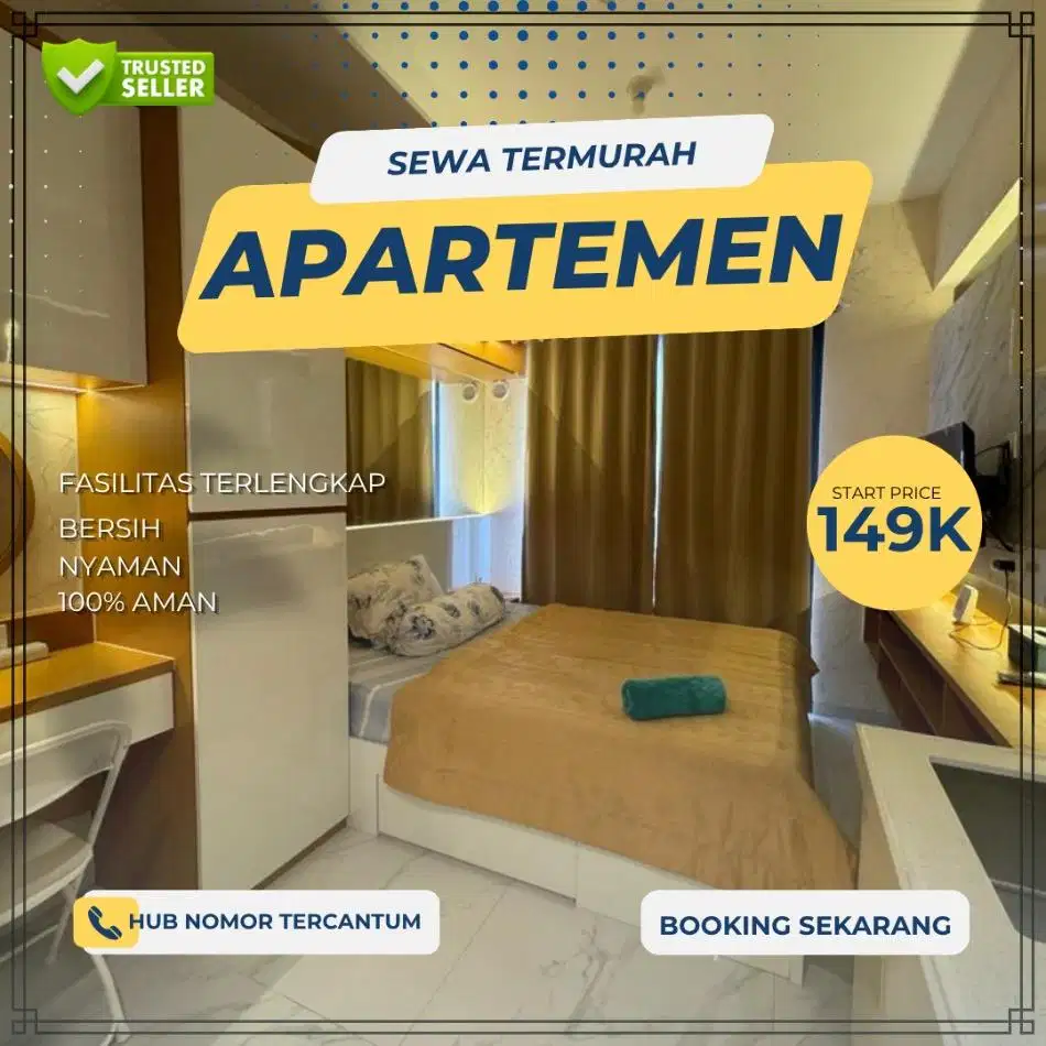 Sewa Apartemen Harian/Transit LOFTVILLES CITY SERUA Tangerang Termurah