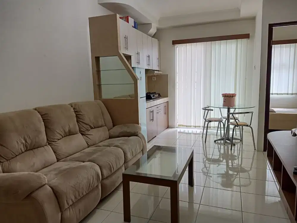 Disewakan 2BR Full Furnish Lantai Rendah di Apartemen  Mediterania Garden 2