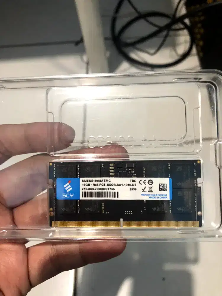 RAM 16GB SODIMM 4800MHZ juga SSHD SEAGATE 4TB
