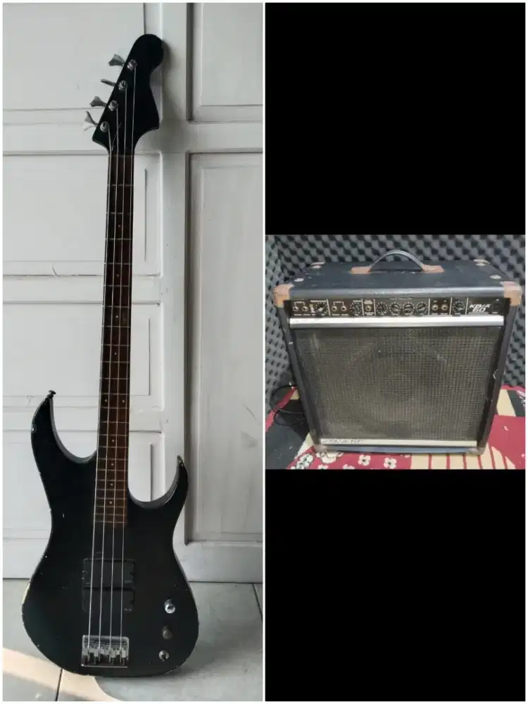 pketan bass ori jepang marina dan ampli peavey usa 12 inch nett