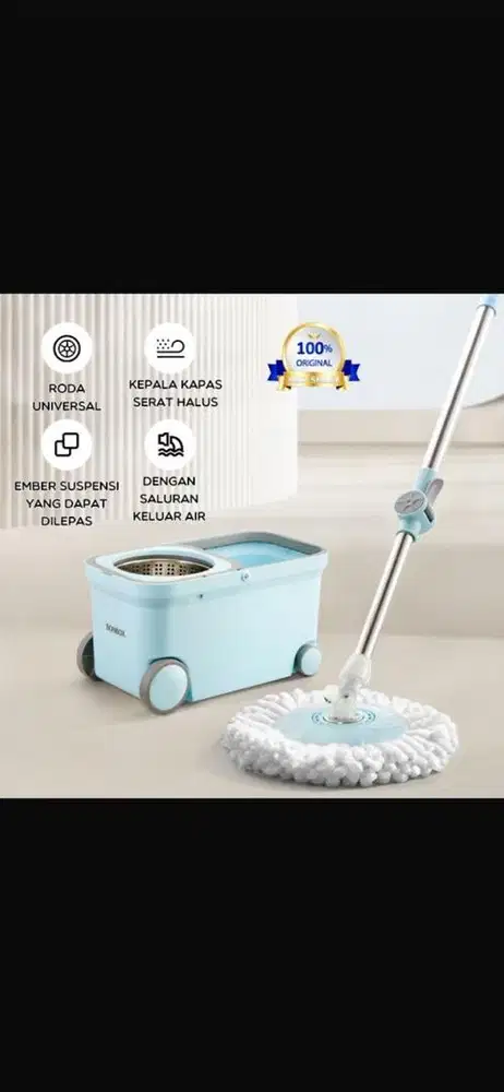 Ready stock spin mop atau pembersih lantai