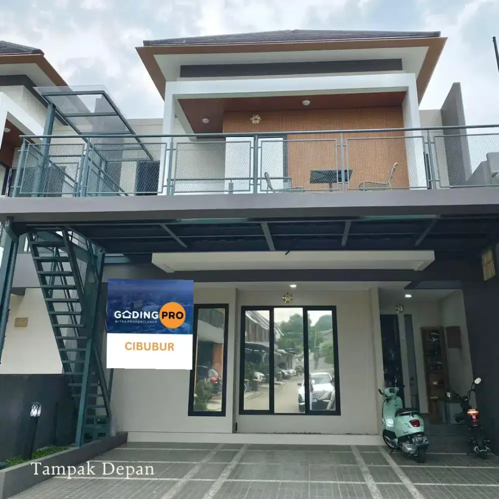 DIJUAL RUMAH CANTIK 2 LT SIAP HUNI DI SERUNI HILLS KRANGGAN CIBUBUR