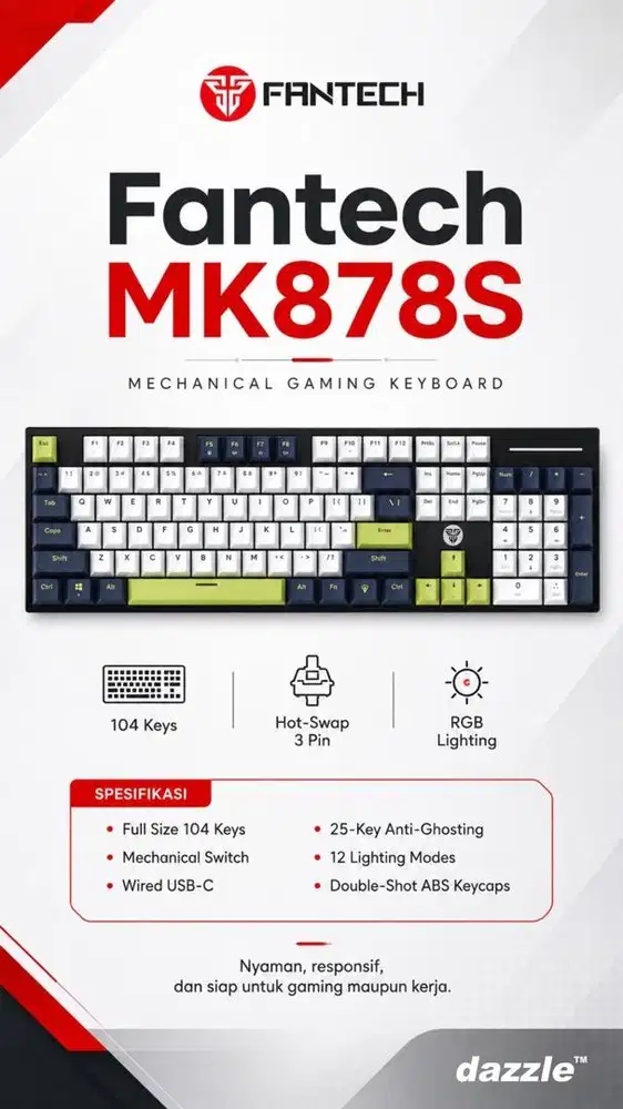 Fantech MK878S ATOM MORI EDITION