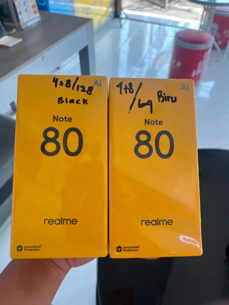 Realme note 80 4/64 baterai 6300mAh
