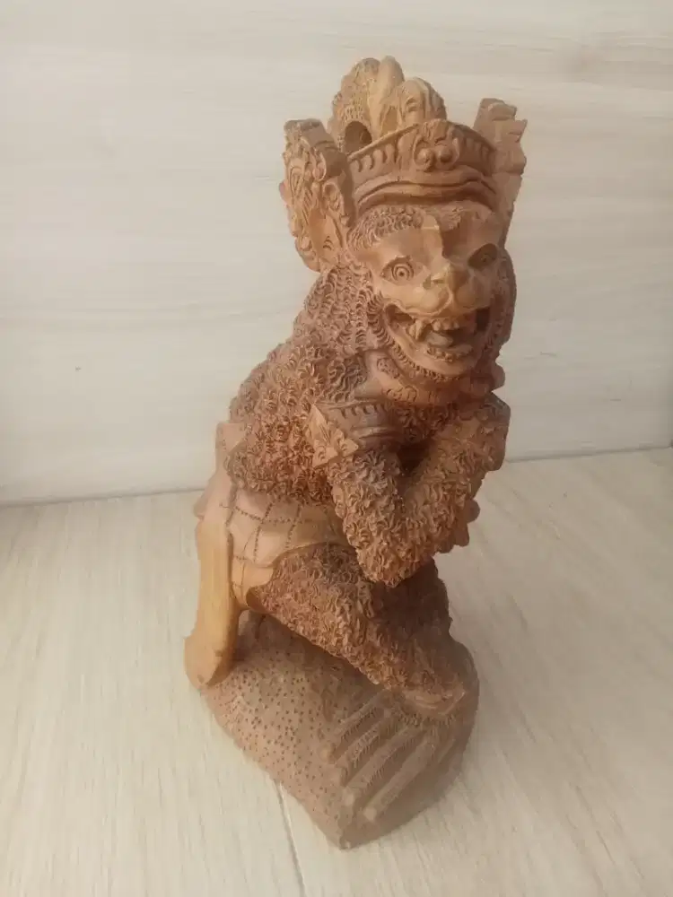 Pajangan hanoman kayu pahatan asli dari bali
