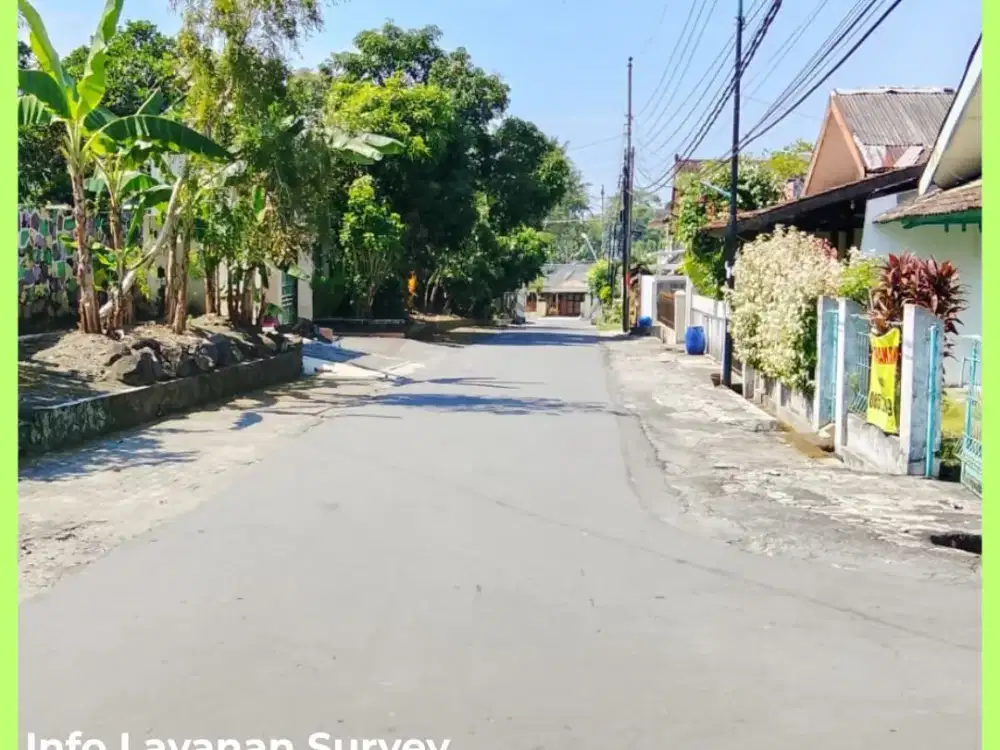 2 Menit Timur Kampus UII Kaliurang Tanah Jogja SHM Ready