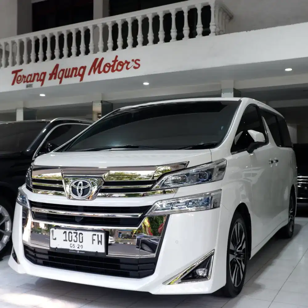 Toyota Vellfire 2.5 G 2018 Km 14rb Antikk