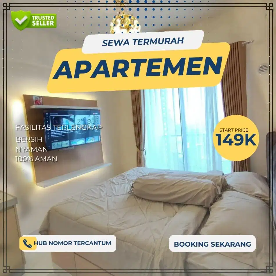 Sewa apartemen bekasi GRAND KAMALA LAGOON Harian/transit termurah