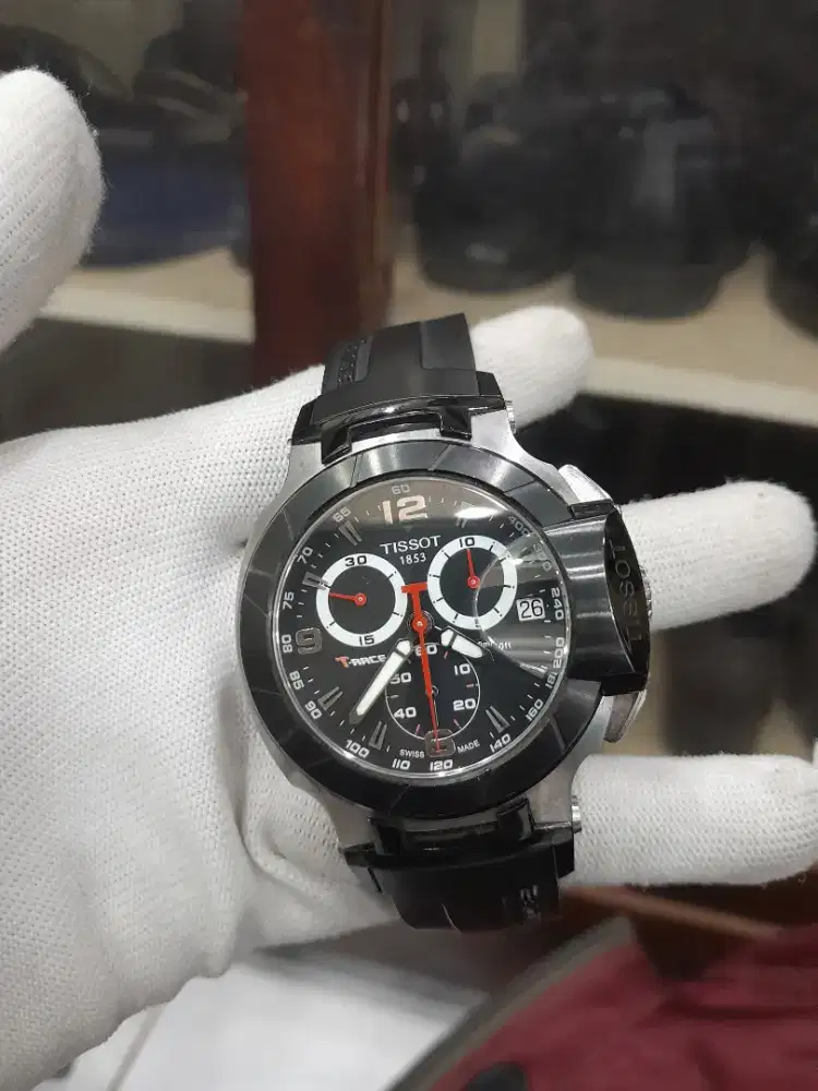 Jam Tissot T-race Chronograph Mens Original