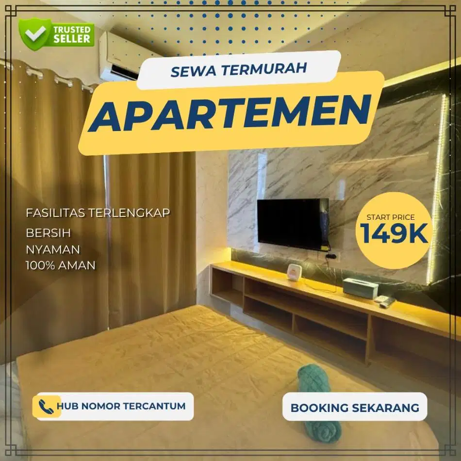 Sewa Apartemen TRANSPARK JUANDA BEKASI Harian/Transit Termurah
