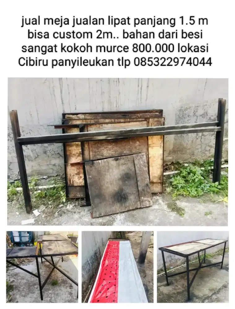 Jual meja portable/ meja lipat