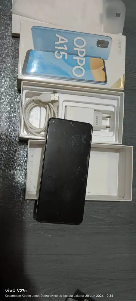 Jual hp oppo A15 ram 3