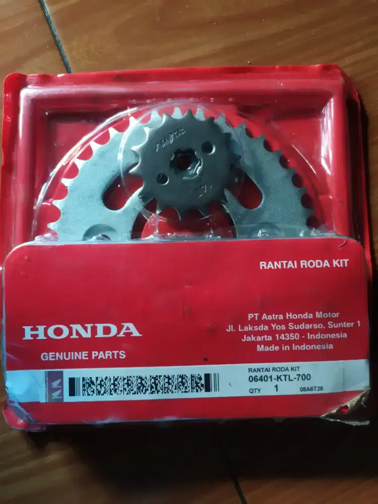 Gear set honda suprafit