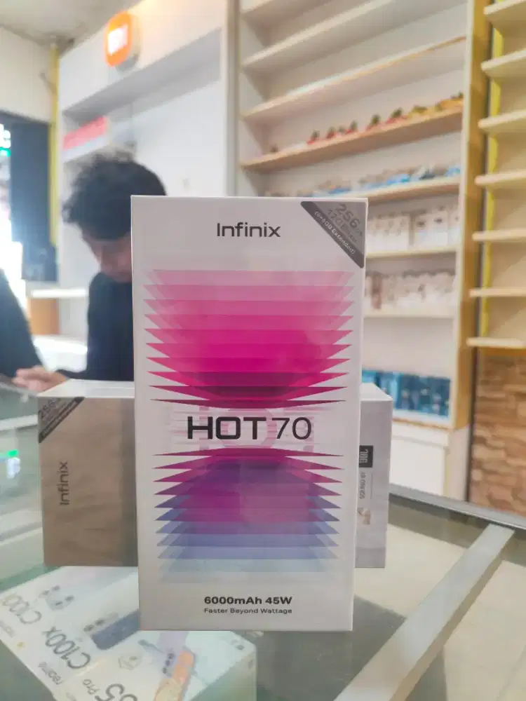 INFINIX HOT 70 6/128 promo+bonus cash & credit garansi Resmi