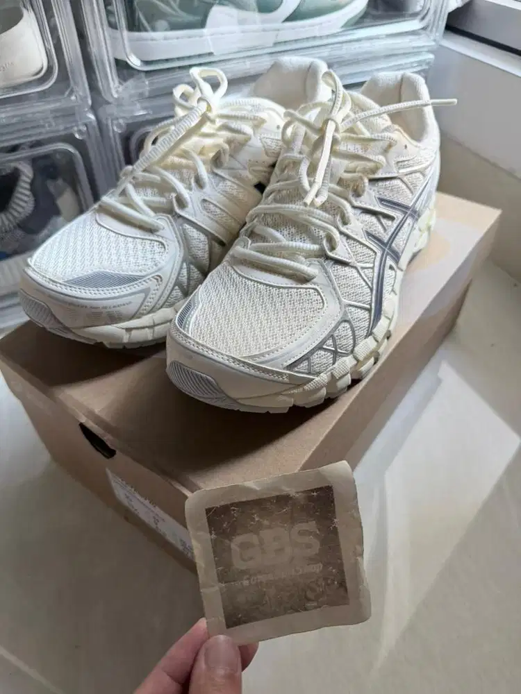 Asics Gel Kayano 20 Cream Independence Blue BNOB Worn 1x