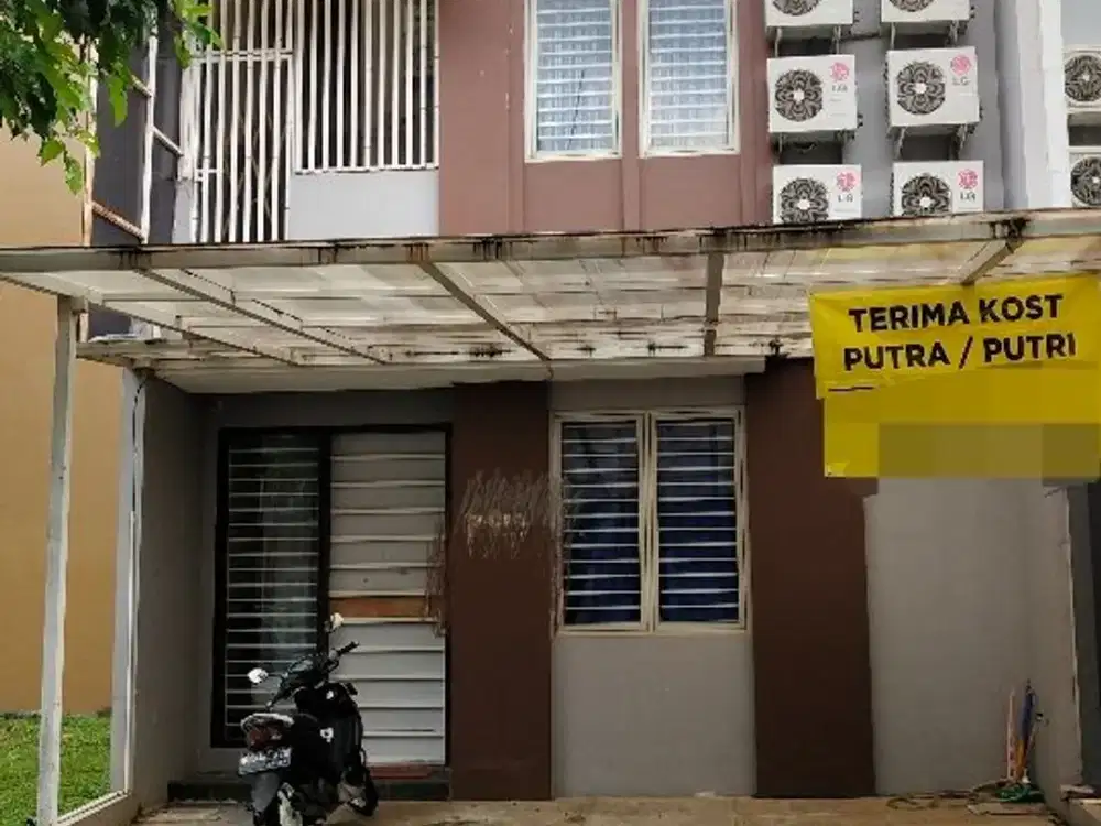 Rumah Kost 6 Kamar Hadap Utara Siap Huni di Cluster Naturalle BSD Tangerang Selatan