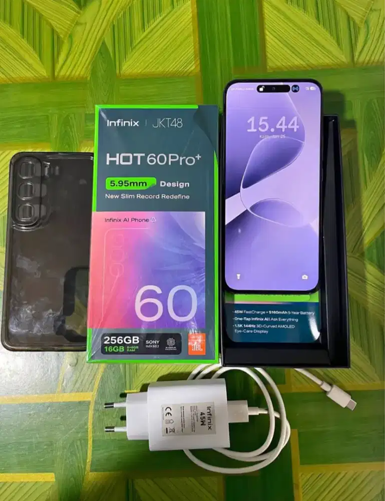 Infinix Hot 60 Pro Plus 8+8/256 KOMPLIT MULUS