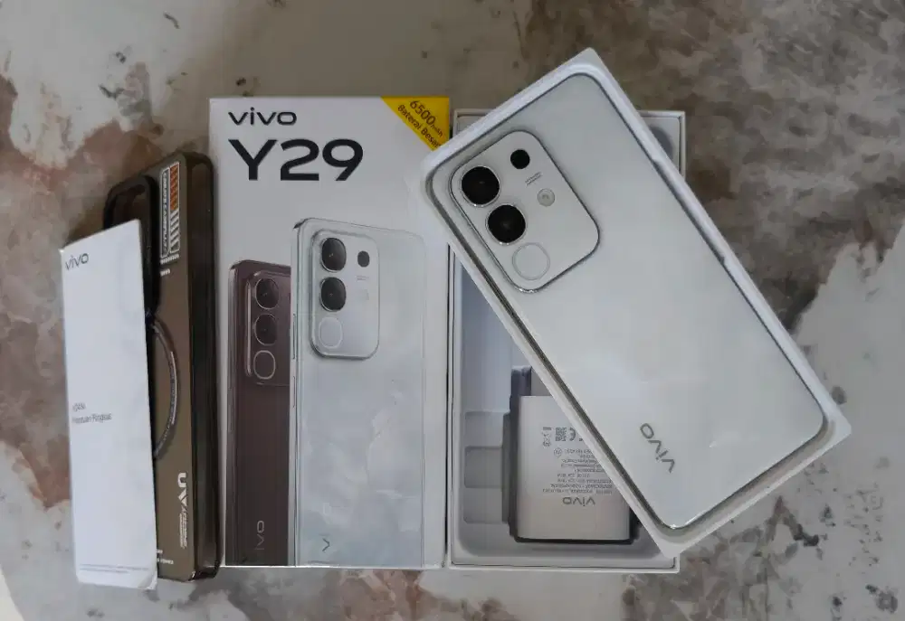 Vivo Y29 Ram 8/128gb Big Power 6500mAh Fullset Mulus No minus