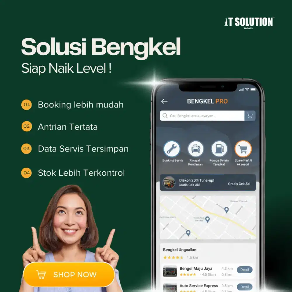Solusi Bengkel Siap Naik Level