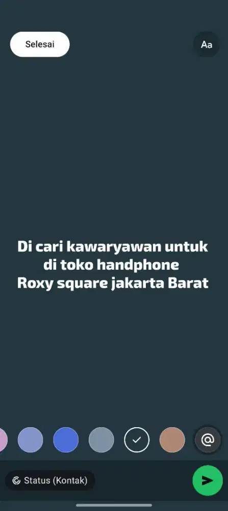 Di cari karyawan