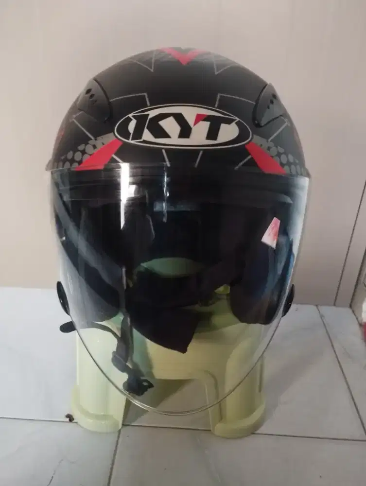 Helm KYT galaxy flat r double visor motif original