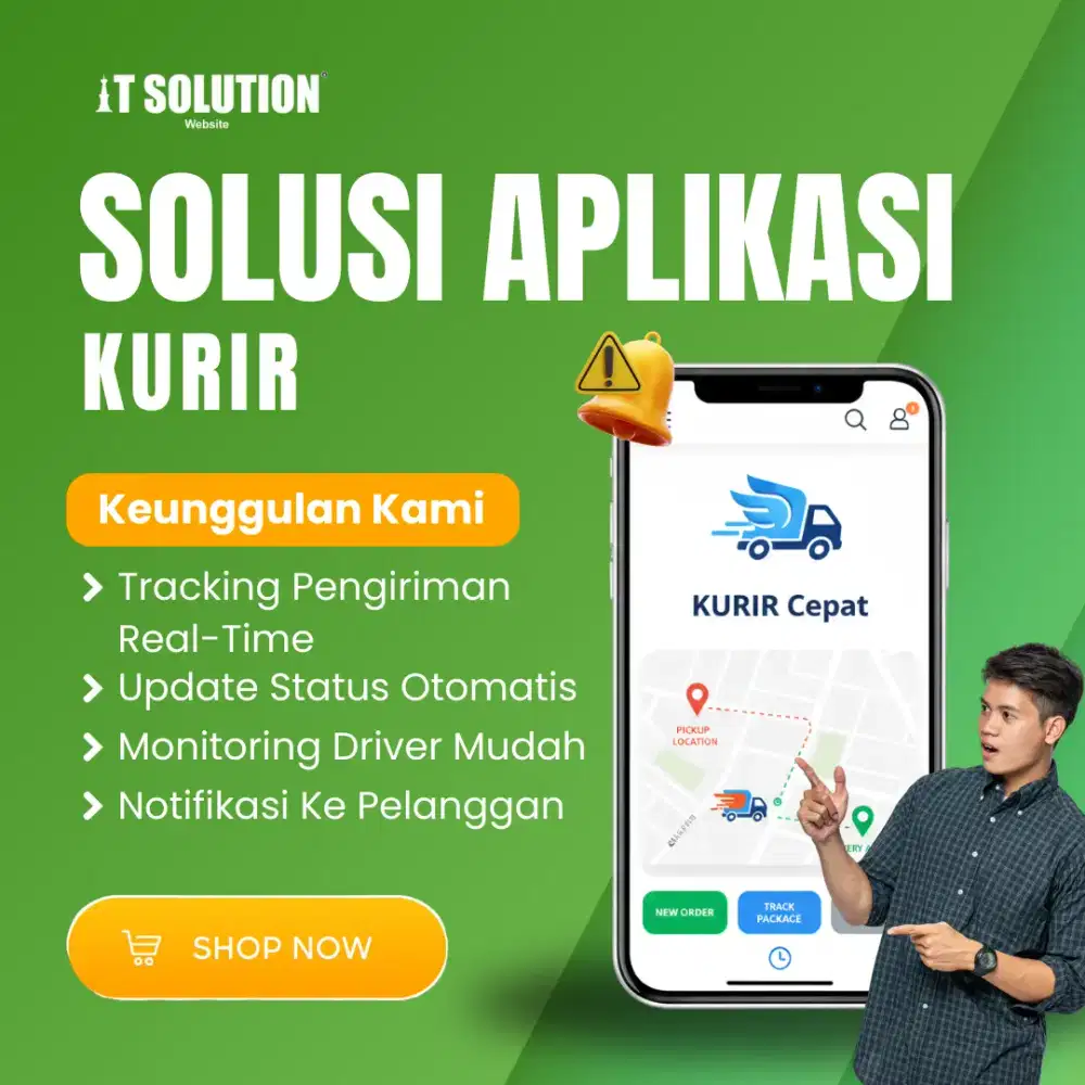 Solusi Aplikasi Kurir Siap Pakai
