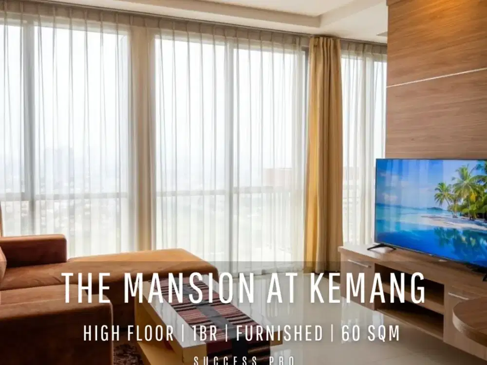 For Rent! The Mansion Kemang North Tower 1BR High Floor with City View