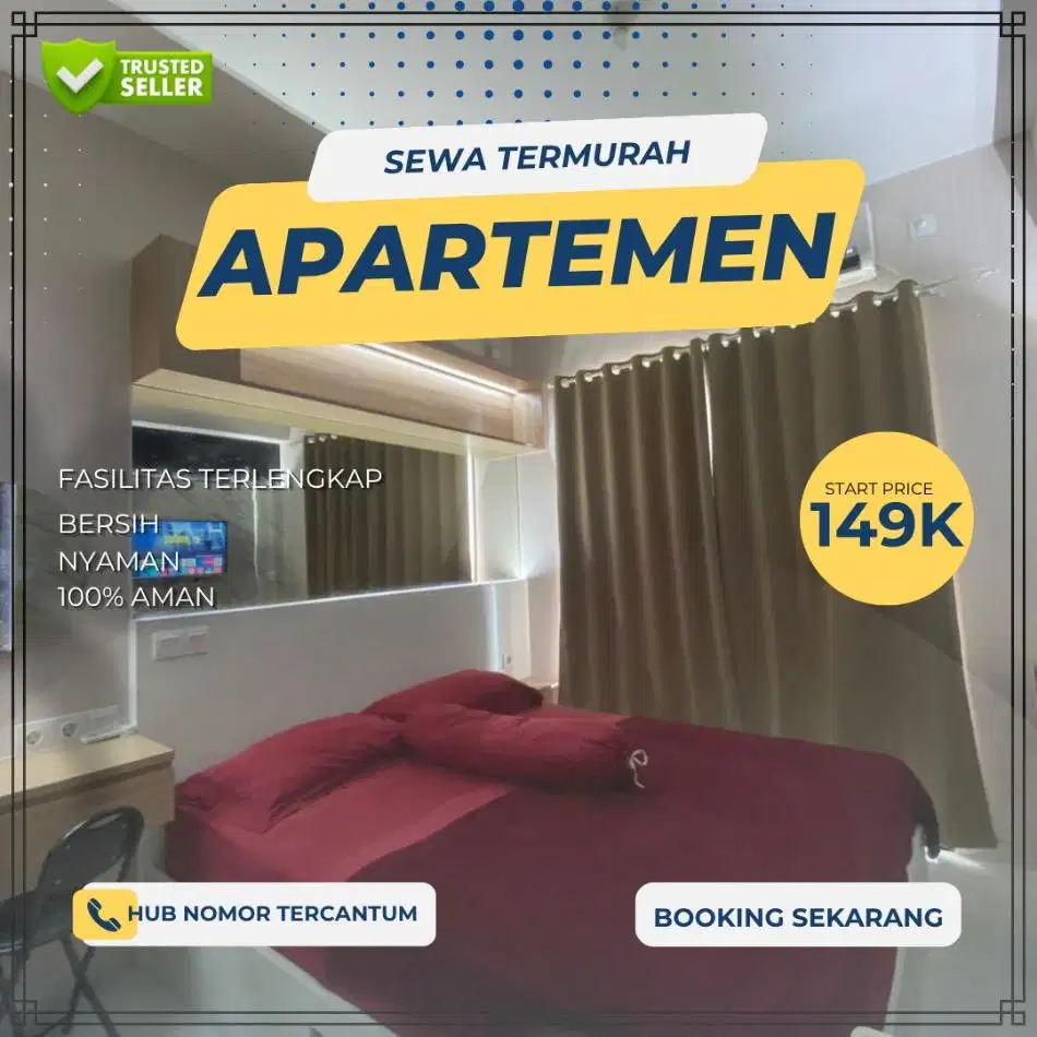 Sewa Apartemen Depok TSM transpark Cibubur Harian/Transit Termurah
