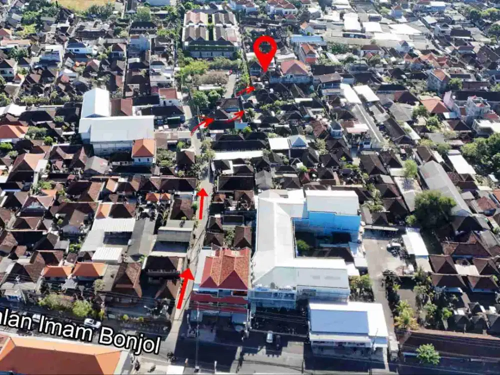 Tanah Bonus Rumah Tinggal Imam Bonjol Denpasar Bali
